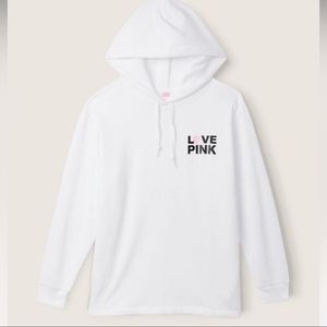Vs pink originals campus hoodie, size large. NWT.